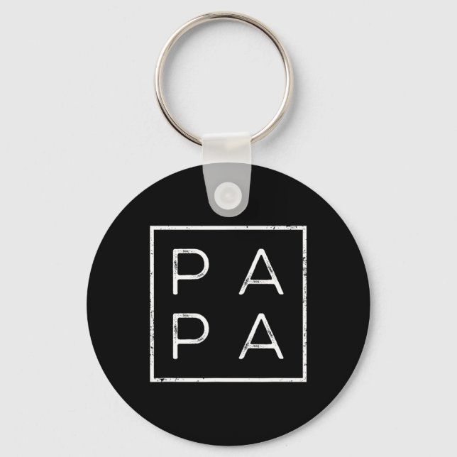 Funny Fathers Day Present For Dad  Keychain (Front)