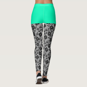 Funny Faux Black Lace Fishnet Leggings Faux Short