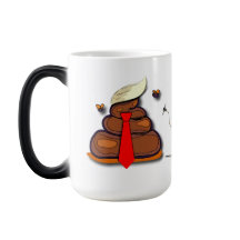 Funny Faux Poop Emoji Political Cartoon Mug