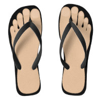Funny Feet Flip Flops