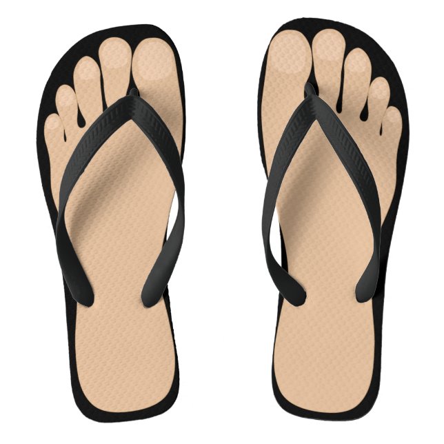 Funny Feet Flip Flops (Footbed)