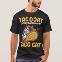 Funny Feline TacoCat Spelled Backward Is Taco Cat