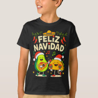 Funny Feliz Navidad Avocado Tacos Mexican Christma