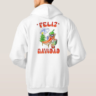 Funny Feliz Navidad Cute Christmas Chili Hoodie