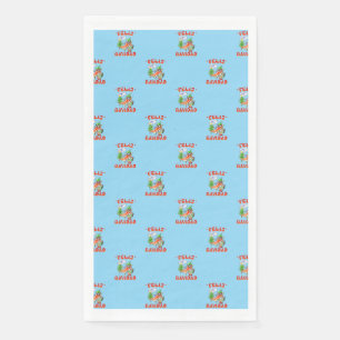 Funny Feliz Navidad Cute Christmas Chili Napkin