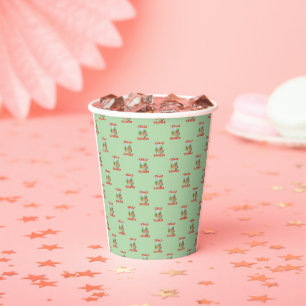 Funny Feliz Navidad Cute Christmas Chili Paper Cups