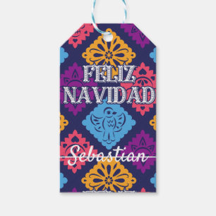 Funny feliz navidad gift tags