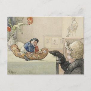 Funny Fellow Toy with Child Postcard