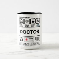 Funny Female Doctor Handling Information