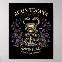 Funny Feminist Aqua Tofana Apothecary Vintage Wome