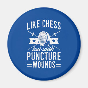 Funny Fencing Design Like Chess But With Puncture Magnet