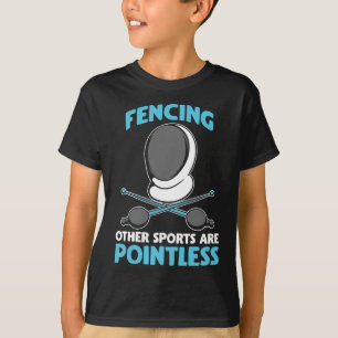 Funny Fencing Epee Sabre Sport Duel for Fencer T-Shirt