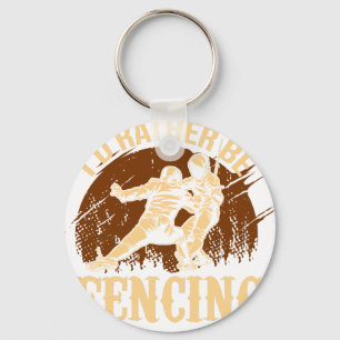 Funny Fencing I Would Rather Be Fencing Keychain