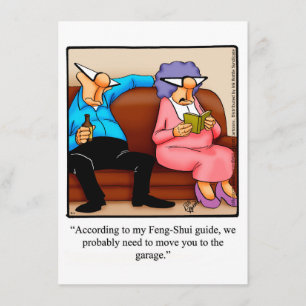 Funny "Feng-Shui" Anniversary Party Invitations