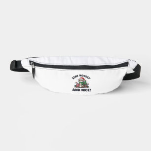 Funny Ferret Christmas Stay Noodly And Nice Fanny Pack