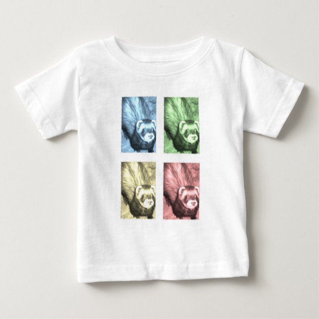 Funny Ferrets Baby T-Shirt (Front)