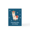 Funny Festive Llama Pun Folded