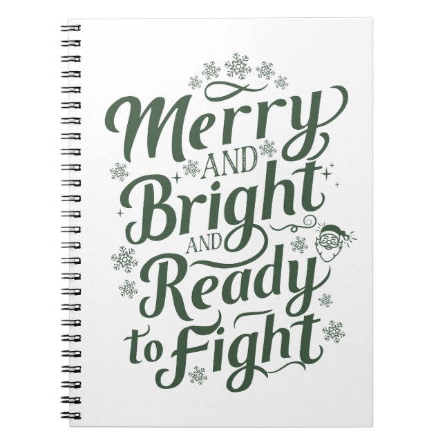 Funny Festive Notebook (Front)