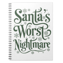 Funny Festive Notebook