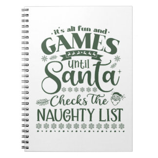 Funny Festive Notebook