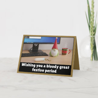 Funny festive period card