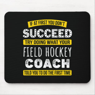 Funny Field Hockey Coach Thank You Gift Appreciati Mouse Pad