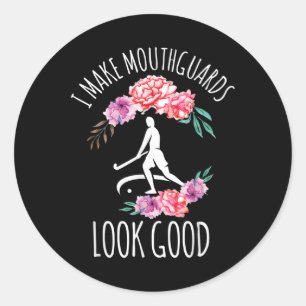 Funny Field Hockey Equipment For Women  Classic Round Sticker