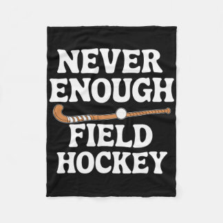 Funny Field Hockey Lover Men Women Boys Girls Fiel Fleece Blanket