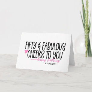 Funny Fifty Getting Old 50TH Birthday For Friend Card