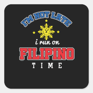 Funny Filipino Time Square Sticker