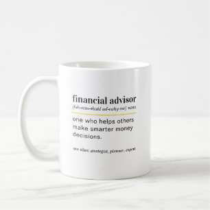Funny Financial Advisor Definition Gift Coffee Mug
