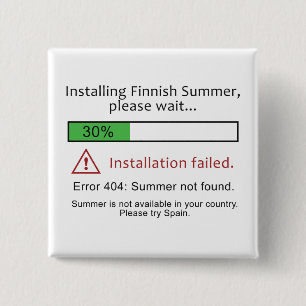 Funny Finnish Summer button button
