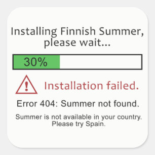 Funny Finnish Summer stickers