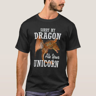 Funny Fire Dragon Asian Animal Gift Dragon T-Shirt