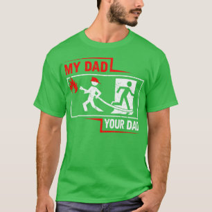 Funny Firefighter Dad son Vintage Fireman Gift T-Shirt