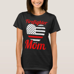 Funny Firemen Firefighter Mom Fireman Mama Mother' T-Shirt