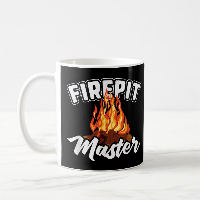 Funny Firepit  Fire Pit Coffee Mug (Left)