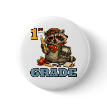 Funny First Grade Feral Raccoon Back-to-school
