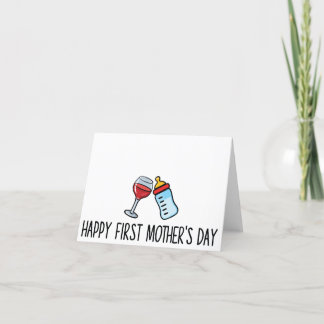 Funny First Mother's Day Card - Happy First Mother