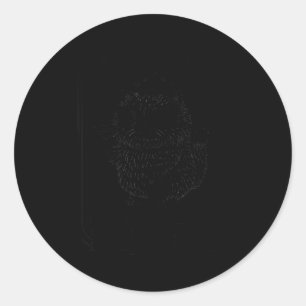 Funny First Of All I'm A Delight Sarcastic Retro C Classic Round Sticker