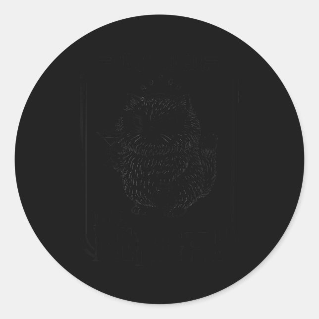 Funny First Of All I'm A Delight Sarcastic Retro C Classic Round Sticker (Front)