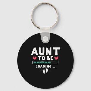 Funny First Time Pregnancy Announcement - Aunt To  Keychain