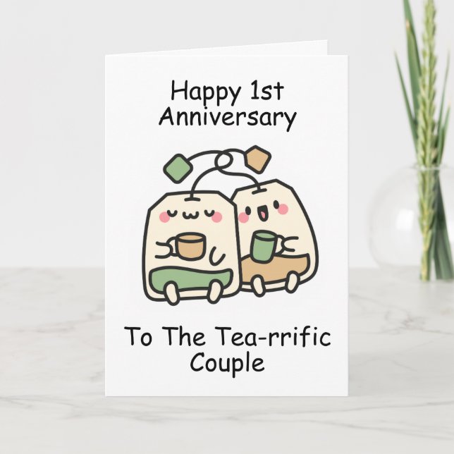 funny first wedding anniversary cards (Front)