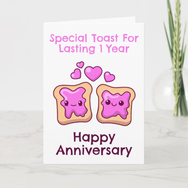 funny first wedding anniversary cards (Front)