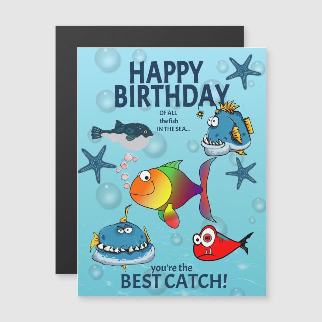 Funny Fish Birthday (Front/Back)