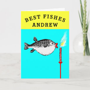 Funny Fish Birthday Card