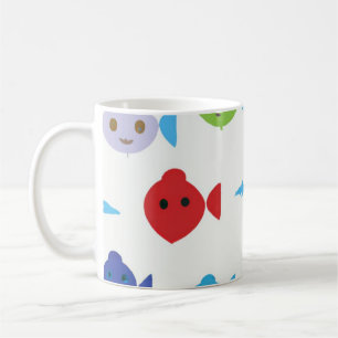 funny fish cartoon coffee mug