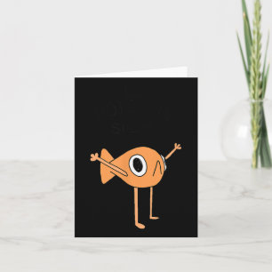Funny Fish Le Poisson Steve For Kids Women Men  Card