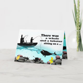 Funny Fisherman Birthday Card
