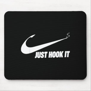 Funny fisherman just hook it mouse pad
